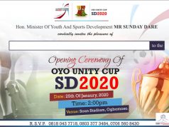 Grassroot Sports Development: Minister launches Maiden Oyo Unity Cup