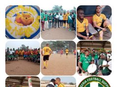 Pictures: Authentic Nigeria Football Supporters Club celebrate one of its Executive, Barrister Owolabi Oludare Peter in grand style…