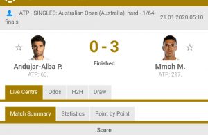 Breaking News: Nigerian creates upset at Australian Open 2020