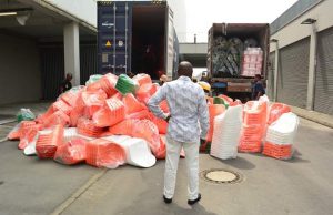 Reconstruction Work at Eket, Uyo Stadia set to Resume as more Stadium Equipment arrive Uyo