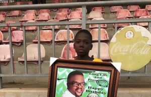 WIZKID OPENS GOAL SCORING FOR BURUJ AS THEY BARSH LAKESIDE FC 2:0 IN THE NOVELTY MATCH PLAYED TO CELEBRATE THE 55TH BIRTHDAY OF AGBAAKIN ABOBAGUNWA OF YORUBALAND PK1ST ALH. ABASS AKANDE OBESERE