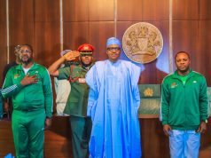 Buhari flags off Unity Torch for 20th National Sports Festival, lauds Sports Minister