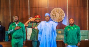Buhari flags off Unity Torch for 20th National Sports Festival, lauds Sports Minister
