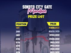 Shehu Abdullahi’s foundation partners Sokoto for 1st Marathon race in 2020