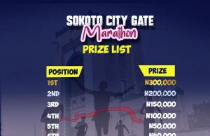 Shehu Abdullahi’s foundation partners Sokoto for 1st Marathon race in 2020