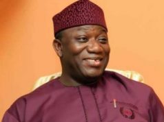 Akinwunmi, others storm Ekiti for Governor Fayemi