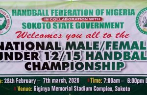 National Under 12 and 15 Handball Championship Commences In Sokoto