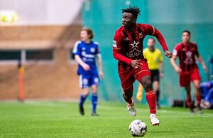 Attah Kadiri Scores in a Otersunds 0-4 Bashing of IF Brommapojkam in Sweden