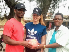 German Base Former Nigeria Handball Player Gives Back To Kids