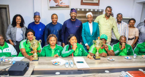 Minister Receives World Cup Paralifting Champions, Assures of Continuous Support