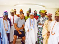 Anthony Joshua Spotted at Akarigbo’s Palace