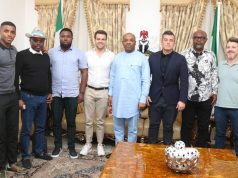 Udom Emmanuel meets with FC Porto Officials, Ojo Paul Omamomo and others on establishment of Sports Academy in Uyo