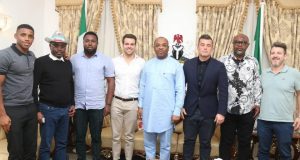 Udom Emmanuel meets with FC Porto Officials, Ojo Paul Omamomo and others on establishment of Sports Academy in Uyo