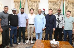Udom Emmanuel meets with FC Porto Officials, Ojo Paul Omamomo and others on establishment of Sports Academy in Uyo