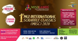 MGi’s $10,000 Prize-Money International Classic Tickles Scrabble Community