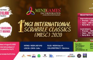 MGi’s $10,000 Prize-Money International Classic Tickles Scrabble Community