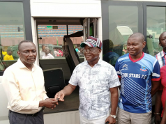 GOV SAMUEL ORTOM LIFT UP LOBI STARS SPIRIT AHEAD OF KANO PILLARS GAME.. PRESENT A BRAND NEW BUS AND CASH SUPPORT OF 10 MILLION NAIRA TO THE TEAM