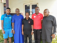 WARRI WOLVES PAY CONDOLENCE VISIT TO NASARAWA UNITED OVER PLAYER’S DEATH