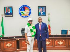 Sports Minister Decorates Governor Okowa of Delta with Award of Honour