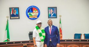 Sports Minister Decorates Governor Okowa of Delta with Award of Honour