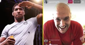Tyson Fury invites Anthony Joshua in stay home workout challenge