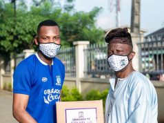 Gbagada FC distribute palliative materials for Gbagada residents