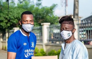 Gbagada FC distribute palliative materials for Gbagada residents