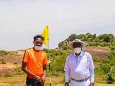 Ahmed Musa in lockdown buzz with Simon Lalong …with the pair captured golfing
