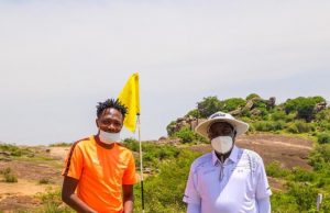 Ahmed Musa in lockdown buzz with Simon Lalong …with the pair captured golfing