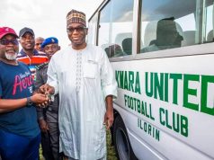 Kwara United rejoice with Abdulrahman Abdulrasaq as he marks 1 year in office as Governor