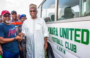 Kwara United rejoice with Abdulrahman Abdulrasaq as he marks 1 year in office as Governor