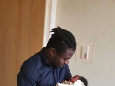 PHOTOS: Moses Simon gets another bundle of Joy