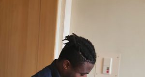 PHOTOS: Moses Simon gets another bundle of Joy