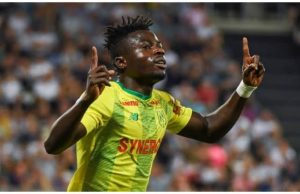 Moses Simon breaking grounds as Nigerian is named in Nantes team of the decade barely a year of his signature