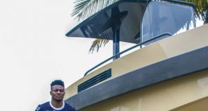 Obafemi Martins Flaunts His Luxurious Boat Which He Calls ‘My Baby’