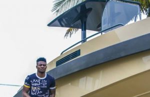 Obafemi Martins Flaunts His Luxurious Boat Which He Calls ‘My Baby’