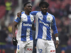 Chigozie Awaziem, Kenneth Omeruo relegates with Leganes