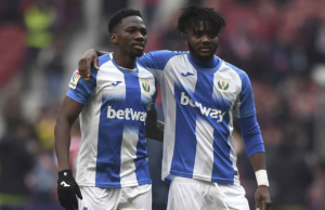 Chigozie Awaziem, Kenneth Omeruo relegates with Leganes