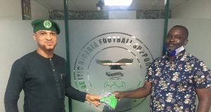 OWU Sports Chief Executive Officer, Tunji Brown Makes A Courtesy Visit To ANFSC’s Office