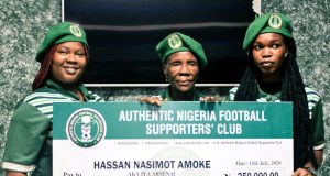 Authentic Gesture as football supporters club Unveils Hassan Amoke (Iya Arsenal) as brand ambassador