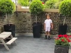 Mikel Obi Teaches His Daughters How To Play Football