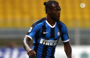 Inter confirm Moses suffered muscle fatigue in his left thigh in Brescia game