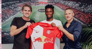Just-In: Tijani Samson gets unveiled at FC Salzburg