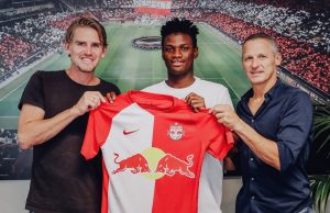 Just-In: Tijani Samson gets unveiled at FC Salzburg