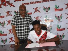NPFL : Abia Warriors Signs Edafe For 2020/2021 Season