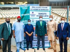 Just-In: Dangote Group Begins Renovation Of Moshood Abiola Stadium