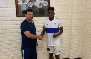 Uzbekistan Elite Division Club Qizilqum PFK Unveils Ibrahim Gbadamosi