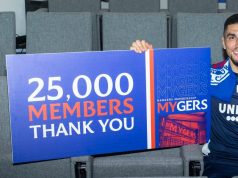 Leon Balogun celebrates 25,000 MyGers Membership Milestone