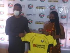 FORMER FALCONS COACH, MAUREEN MADU, NOW ANAMBRA FOOTBALL AMBASSADOR