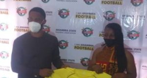 FORMER FALCONS COACH, MAUREEN MADU, NOW ANAMBRA FOOTBALL AMBASSADOR